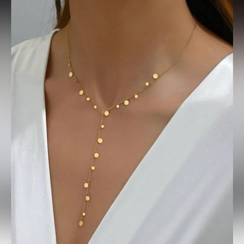 Elegant Gold Necklace A1424